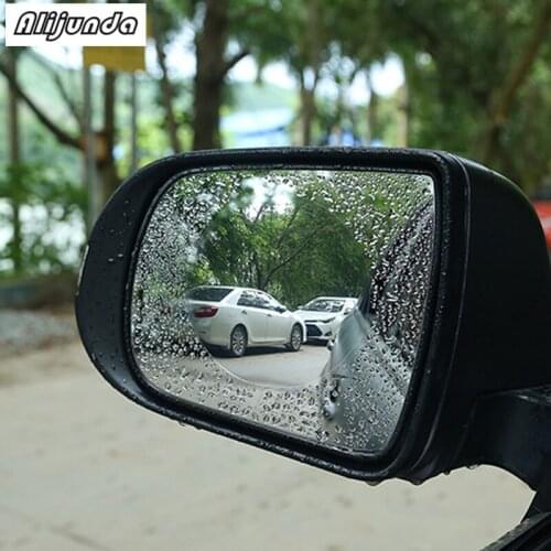2018 New Car Rearview Mirror Waterproof Membrane Anti-fog Film Stickers for Jaguar Land Rover Range Rover/Evoque/Freelander