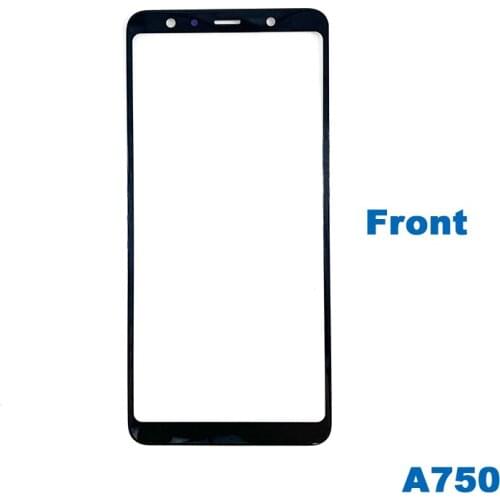 5pcs/lot For A750 LCD Screen Display Original Front Glass Lens A7 2018 A750 A750F Touch screen Outer glass Panel Replacement