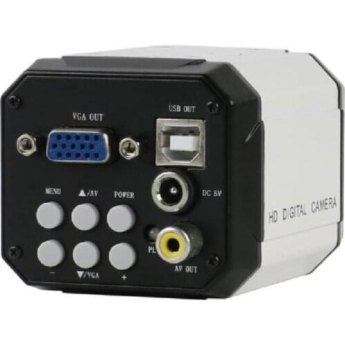 Agnicy High-definition 2 Million Pixel Microscope Camera VGA/USB/AV Three-in-one Output Interface Industrial Camera