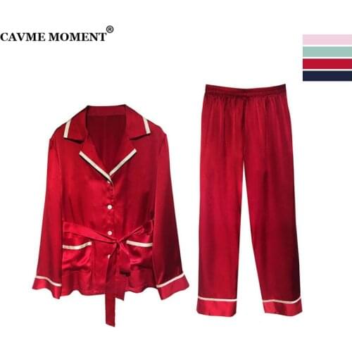 Women's Silk Pajamas CAVME MOMENT China