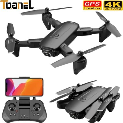 Folding 4K WIFI HD Dual Wide Angle Camera Drones Four-Axis Helicopter 5G GPS Positioning RC Drone FPV Professional Quadcopter