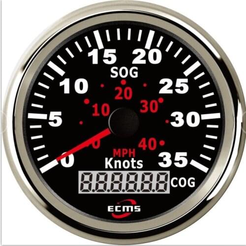 GPS Speedometer for ship marine car instrument gauge with GPS location for boat 9-32v install hole diameter 85mm knots or mile