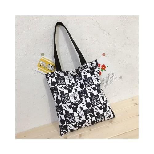 Disney mickey mouse lady handbag cartoon fashion shoulder bag shopping