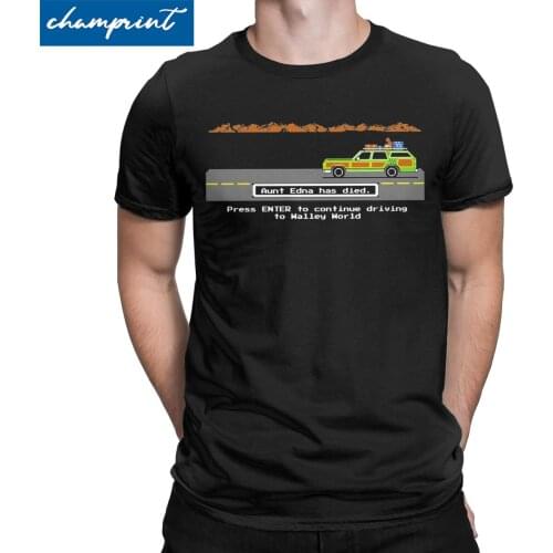 The Griswold Trail T-Shirts Men Oregon Trail Retro Multnomah Video Game Geek Novelty Tees O Neck T Shirts Printed Clothing