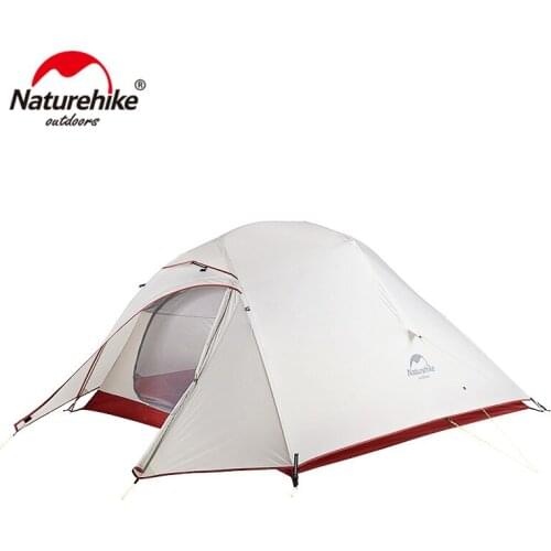 Naturehike Cloud Up 3 Series 20D Nylon Ultralight Camping Tent Waterproof Wind-proof Hiking For 3 Person Outdoor NH18T030-T