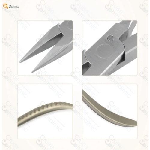 Eyeglasses Plier Flat Semicircular Snipe Nose Plier