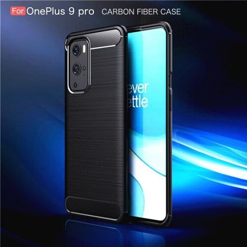 For Oneplus 9 Case Carbon Fiber Full Shockproof Silicone Armor Bumper Case For Oneplus 9 Pro Cover for OnePlus 9 OnePlus 9 Pro