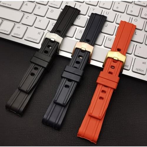 20mm soft Rubber Silicone Watch band Grind Arenaceous AT150 Belt Special for Omega strap for Seamaster 300 logos tools