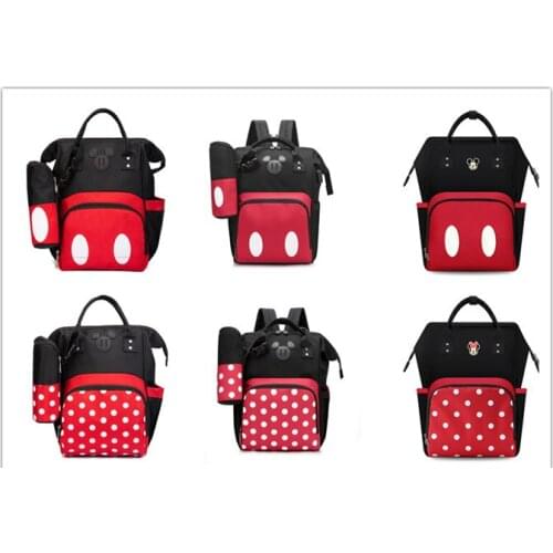 Disney Mummy Maternity Nappy Bags Baby Care Large Capacity Nursing Infant Dry Wet Bag Designer Outdoor Travel Diaper Backpack