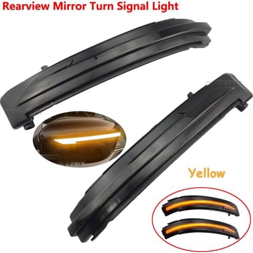 2pcs LED Side Mirror Dynamic Turn Signal Sequential Light For Nissan X-Trail T32 Qashqai J11 Murano Z52 Navara NP300 Pathfinder