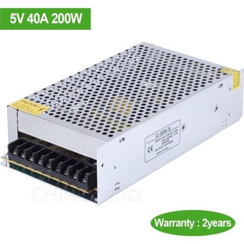DC5V 40A 200W LED driver Switch Power Supply Transformer For Led Strip Light LED module