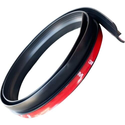 Car Trunk Lid Gap Seal Strip 160cm Rubber Sticker Black For Mazda KIA SUV Hatchback Tail Box Upper Edge Dustproof Accessories