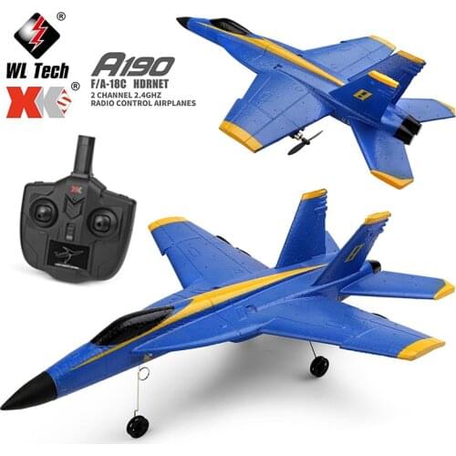 Wltoys XK A190 F-18 RC Airplane F/A-18C Hornet 2.4GHZ Radio Control Airplane 6axis Drone Remote Control Aircraft Glider Plane