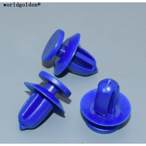 Worldgolden 100pcs auto fasteners Door Trim Panel Retaining Clip for GM 13252118 Opel 7231991