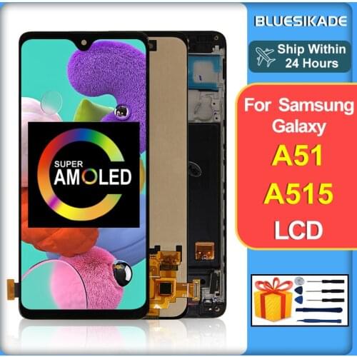 For Samsung Galaxy A51 LCD Touch Screen Digitizer For Samsung A515 Display A515F A515F/DS SM-A515F/DS LCD Replacement parts