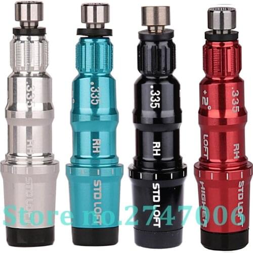1pc Tip .335 2° RH Golf Shaft Sleeve Adapter For M1 M2 M3 M4 M5 M6 Driver Fairway Black/Blue/Red/Silver