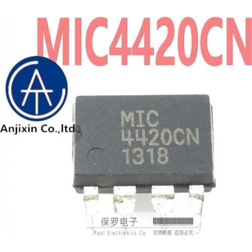 10pcs 100% orginal new real stock Bridge driver MIC4420CN MIC4420 DIP-8