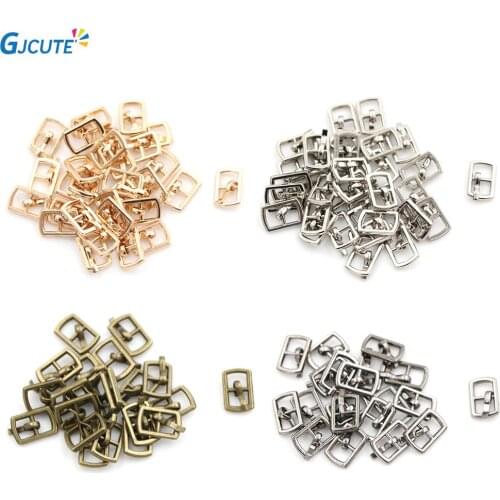 10pcs 4.5mm Mini Doll Buttons Ultra-small Tri-glide Buckle Doll Belt Buckle Lifestyle Accessories Unisex Metal