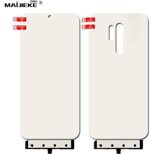 2PCS 25D Soft Full Cover Hydrogel Film For Xiaomi Redmi 9 Front+Back Screen protector Redmi 9 Nano film With Fix Tools