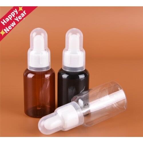 50ML Amber PET Liquid Reagent Pipette Bottle Eye Dropper for storing chemistry laboratory chemicals perfumes and colognes