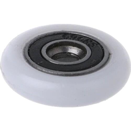 8 Pcs Shower Door Runner Rollers Wheels Pulleys Replacement Parts 23mm Diameter Y98E