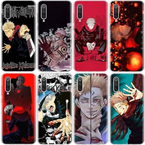 Jujutsu Kaisen Anime Phone Case For Xiaomi Redmi Note 10 9 8 8T 7 6 5 Pro 9C 9S 9A 8A 7A 6A 5A 4X S2 K20 Coque Cover