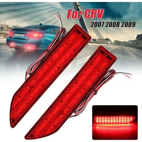 Car LED Rear Bumper Reflector Brake Light Tail Lamp for Honda CRV 2007-2009