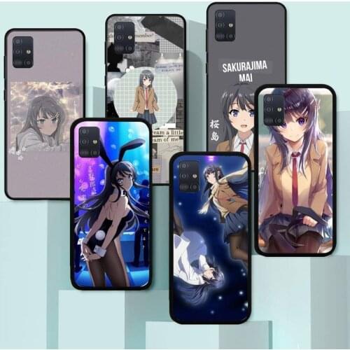 Anime Mai Sakurajima Phone Case for Samsung A6 A9 A530 A720 2018 A750 A8 A9 A10 A20 A30 40 50 70 10S 20S 51 52 Plus cover