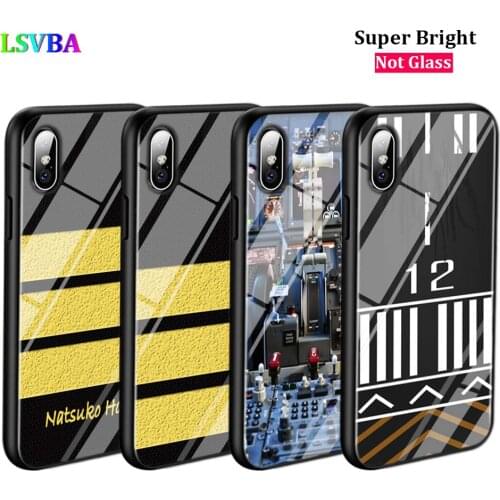 Black Cover Bore to fly Pilot Plane for iPhone 11 11Pro X XR XS Max for iPhone 8 7 6 6S Plus 5S 5 SE Glossy Phone Case