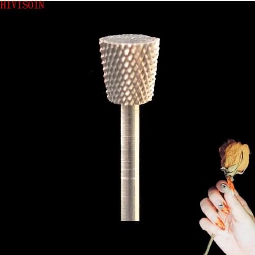 HIVISOIN-6pcs- Carbide Nail Drill Bit - Inverted Backfill Bit - (60110030) Silver