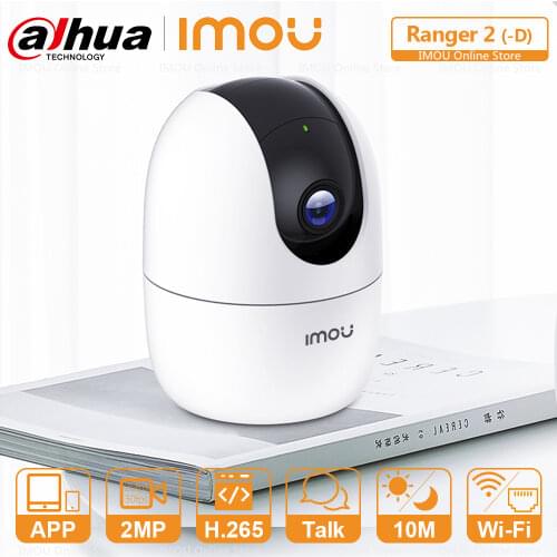 Dahua IP Camera Ranger 2 Smart Tracking Pan&Tilt Human Detection and Two-Way Talk Home Security Surveillance Indoor Wifi Camera