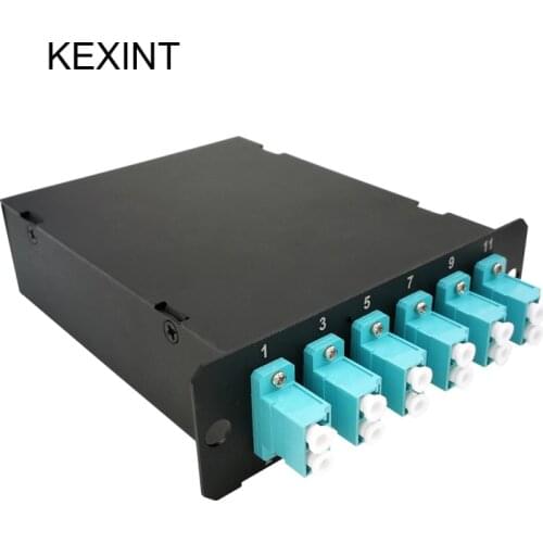 KEXINT Mount Terminal Box 12 Core MPO MTP LC Fiber Optic Patch Panel