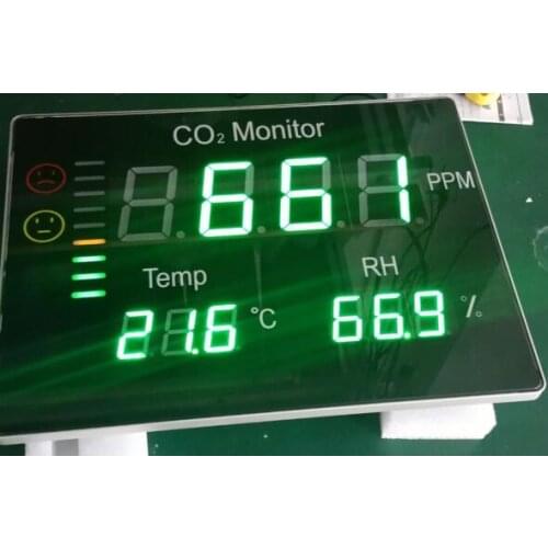 Wall-mounted CO2+ temperature and humidity three-in-one detector CH-2008