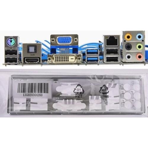 New I/O shield back plate of motherboard for F1A55-V P8H61 EVO M5A78L-M/USB3 just shield backplate Free shipping