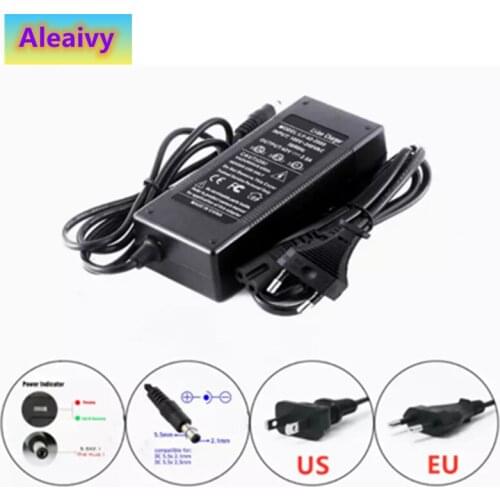 2020 New 36V battery charger Output 42V 2A Charger Input 100-240 VAC Lithium Li-ion Charger For 10S 36V Electric Bike