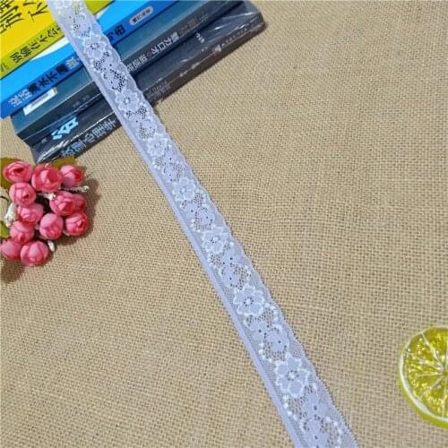 New Arrival Stretch Elastic Nylon Spandex Colorful Knitted Free Sample Lace Trim For Women Lingerie Bra Underwear Silk Stockings