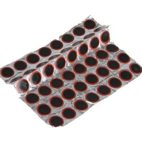 New Brand 48PCS 25mm Round Rubber Bicycle Tire Patch Cycle Repair Tools Cycling Bike Tire Tyre Inner Tube Puncture Free shipping