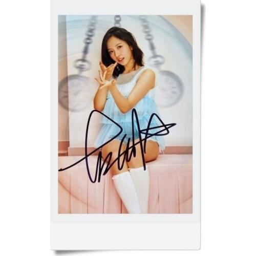 Signed TWICE Mina autographed original photo SIGNAL 4*6 inches collection freeshipping 052017