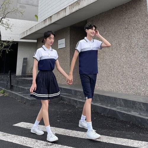 Real shoot 1529#2021 new short sleeve matching dress couples clothes couples clothing