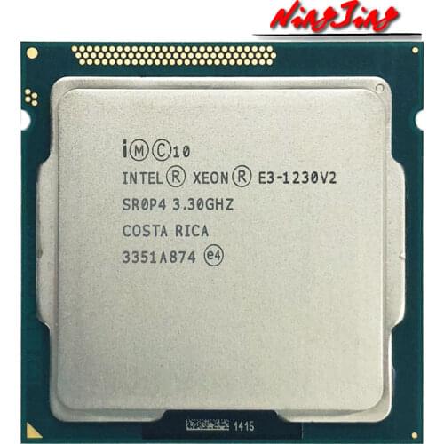 Intel Xeon E3-1230 v2 E3 1230v2 E3 1230 v2 3.3 GHz Quad-Core CPU Processor 8M 69W LGA 1155