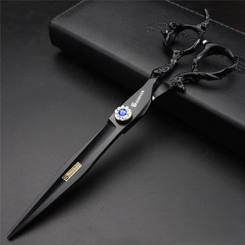 Professional pet scissors 7 inch Dog hair cutting tool Stainless Steel Pet Dog Scissors Cat and dog styling tools
