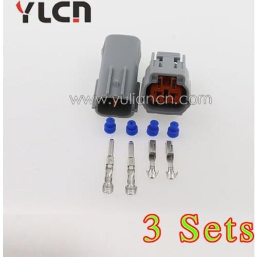 Sumitomo 2 Pin Male Female Auto Waterproof Plastic Plug Sensor Connector 6195-0006 6195-0003