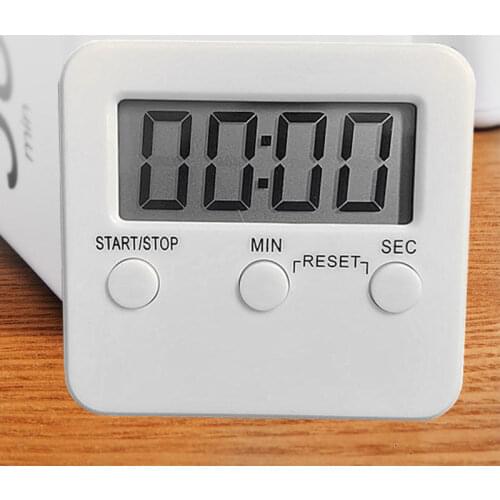 Super Thin LCD Digital Screen Kitchen Countdown Timer Magnet Clock Sleep Stopwatch Clock Timer Temporizador Clock Dropship