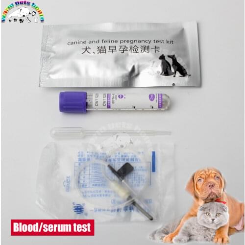 Dog Pregnancy Test Strip Dog Cat Pregnancy Test Card Canine and Feline Pregnancy Test Kit Veterinary supplies
