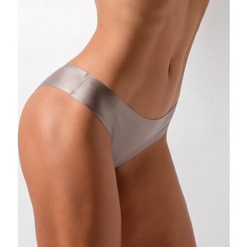 Seamless Panties Satin Sexy Thongs Underwear Women Panties Ice Silk G String Sexy Plus Size M-3XL Tangas Panty Fashion Underpant