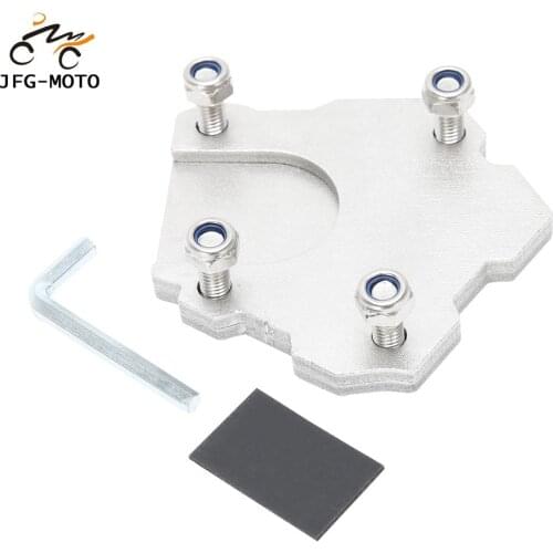 Universal Kick Side Stand Extension Enlarger Plate Pad For BMW HONDA YAMAHA KAWASAKI Motorcycle Dirt Bike Sporter Scooter