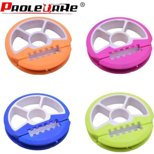 1Pcs Silicone Plastic Fishing Line Plate Fishing Winding Line Board Carp Lure Trace Wire Leader Swivel Fishing Tackle PR-139