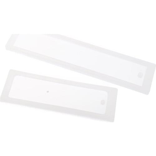 2 Pieces Rectangle Clear Silicone Mold Mould Epoxy Resin Casting Jewelry Making Bookmark DIY Craft Mold Tools