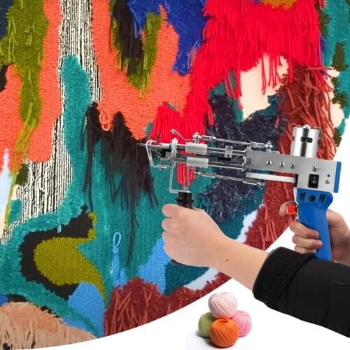 2 In 1 Tufting Gun Can Do Cut Pile And Loop Pile Electric Carpet Rug Guns, Carpet Weaving Knitting Machine With 5-40 Stitches