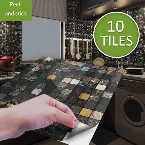 3D Wall Sticker for Living room Kitchen Bathroom Splashback Vinyl Wall Tile Stickers Transfers Wall Decals Room Home Decoration